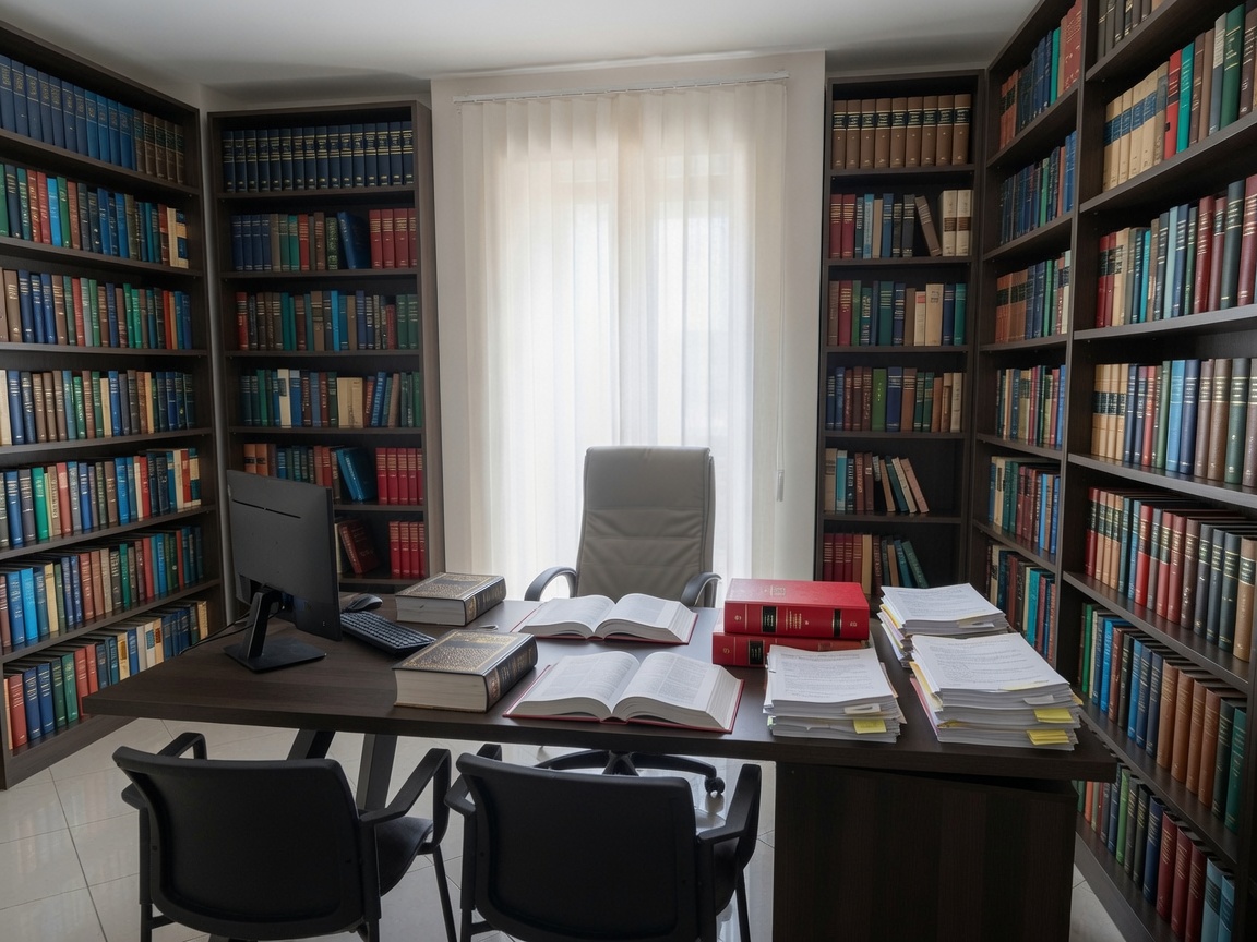 Studio legale e biblioteca giuridica